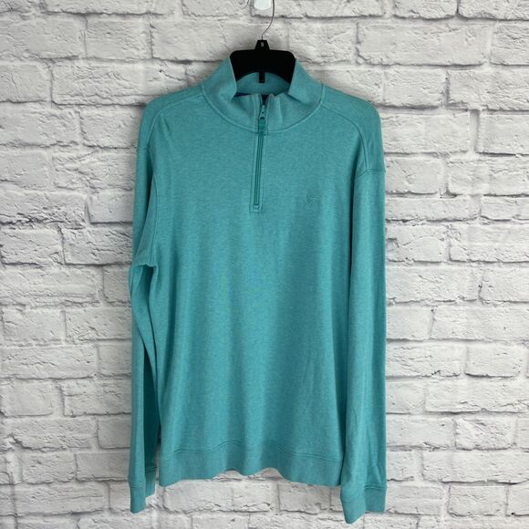 Southern Tide The Skipjack Men’s Quarter Zip Casual Cotton  Pullover Size Medium - Picture 1 of 9
